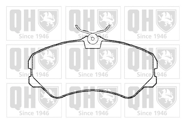 Brake Pad Set, disc brake (BP539)