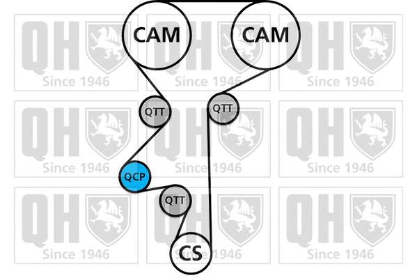 Timing Belt Kit (QBK624)