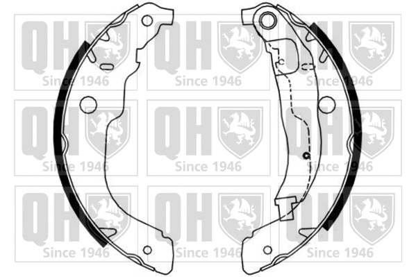 Brake Shoe Set (BS1187)