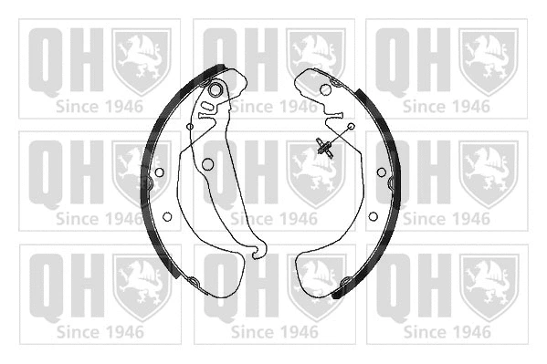 Brake Shoe Set (BS961)