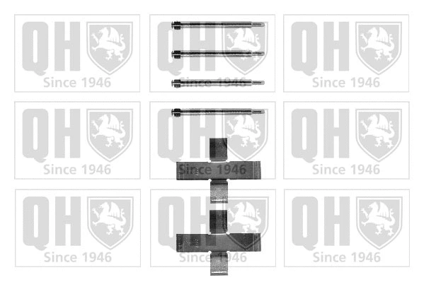 Accessory Kit, disc brake pad (BFK817)