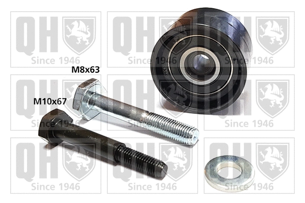 Deflection/Guide Pulley, timing belt (QTT1076)