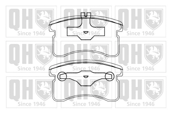 Brake Pad Set, disc brake (BP805)
