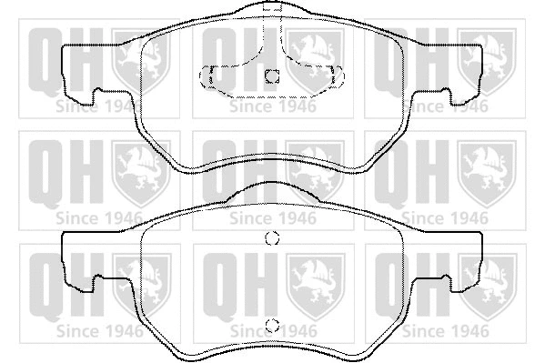 Brake Pad Set, disc brake (BP1468)