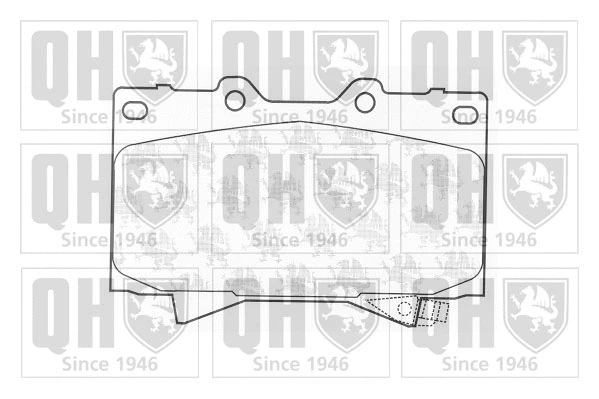 Brake Pad Set, disc brake (BP1194)
