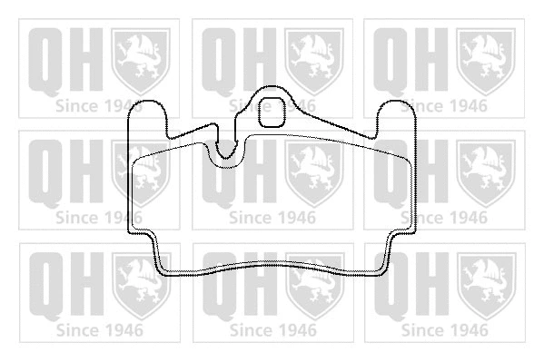 Brake Pad Set, disc brake (BP1463)