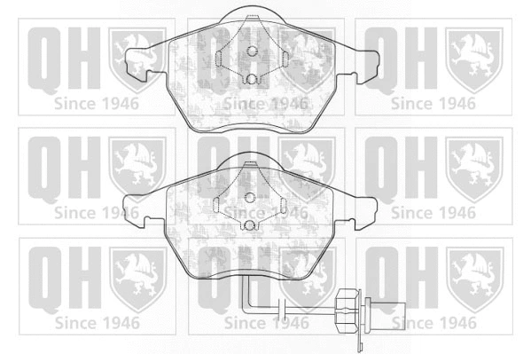 Brake Pad Set, disc brake (BP1324)