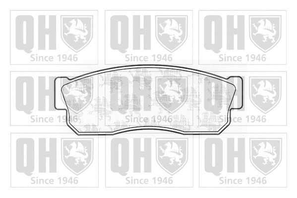 Brake Pad Set, disc brake (BP229)