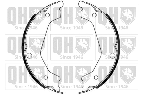Brake Shoe Set, parking brake (BS1176)