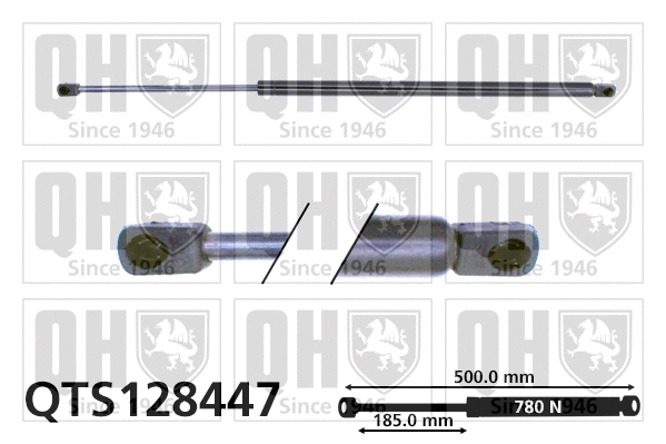 Gas Spring, boot/cargo area (QTS128447)