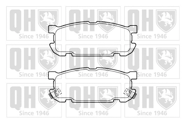 Brake Pad Set, disc brake (BP1361)