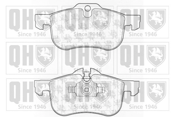 Brake Pad Set, disc brake (BP1216)