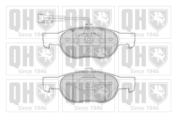 Brake Pad Set, disc brake (BP860)