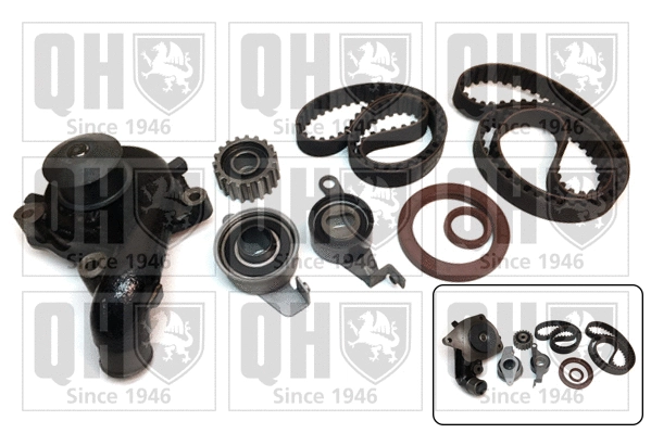 Water Pump & Timing Belt Kit (QBPK1572)