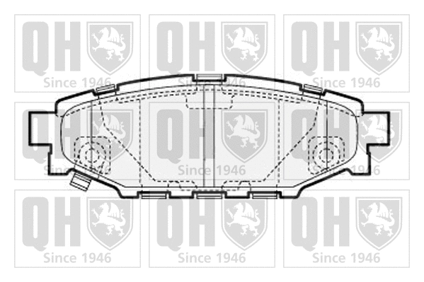 Brake Pad Set, disc brake (BP1544)