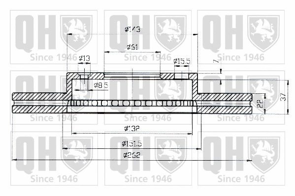 Brake Disc (BDC4404)