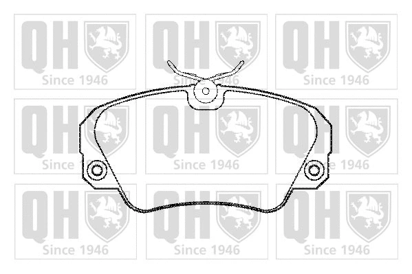 Brake Pad Set, disc brake (BP694)