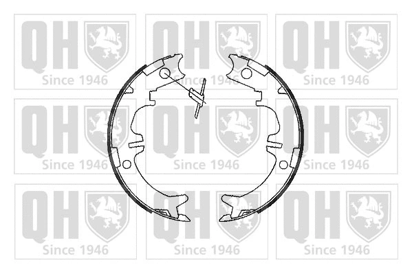 Brake Shoe Set, parking brake (BS1094)