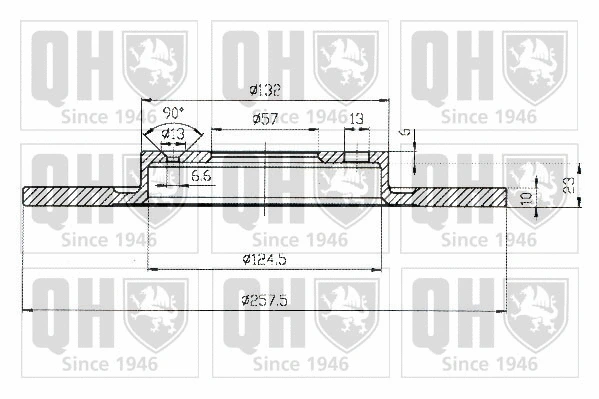 Brake Disc (BDC3648)