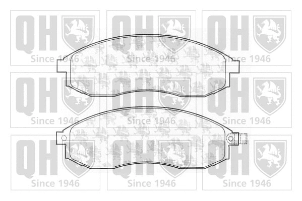 Brake Pad Set, disc brake (BP1263)
