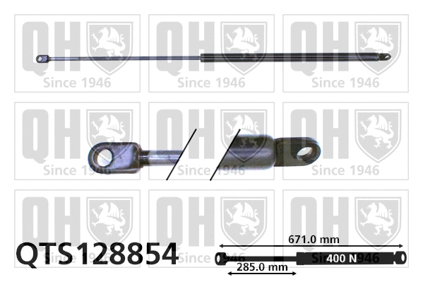 Gas Spring, boot/cargo area (QTS128854)