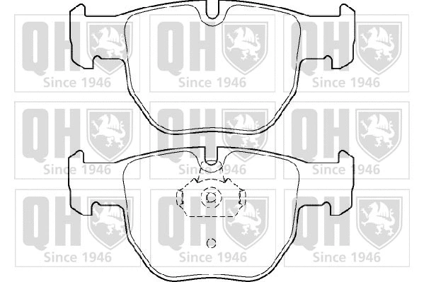 Brake Pad Set, disc brake (BP1410)