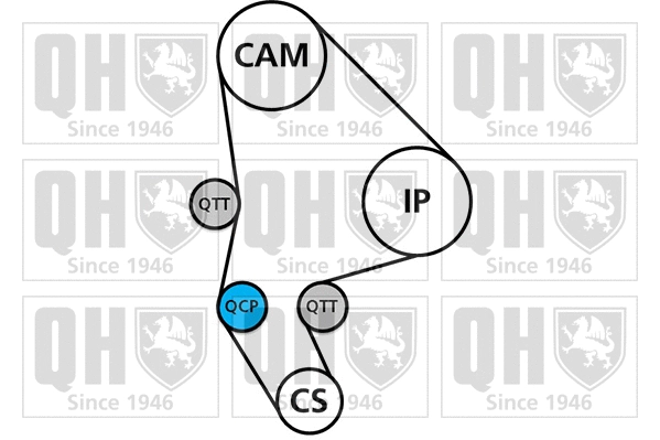 Timing Belt Kit (QBK586)