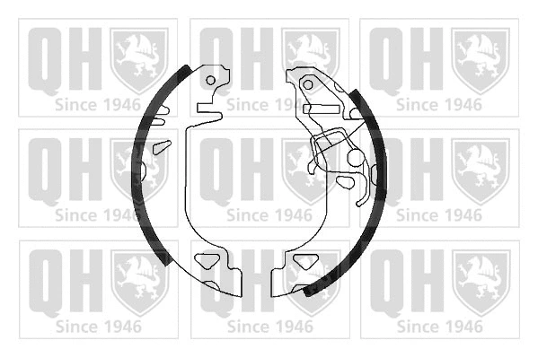 Brake Shoe Set (BS889)