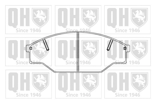 Brake Pad Set, disc brake (BP856)