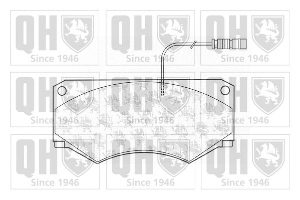 Brake Pad Set, disc brake (BP1153)