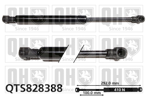 Gas Spring, bonnet (QTS828388)