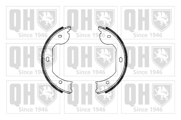Brake Shoe Set, parking brake (BS1118)