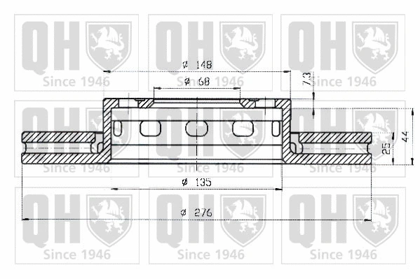 Brake Disc (BDC3768)
