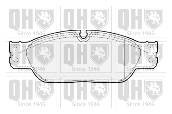 Brake Pad Set, disc brake (BP1614)