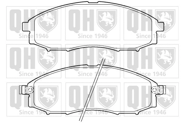 Brake Pad Set, disc brake (BP1390)