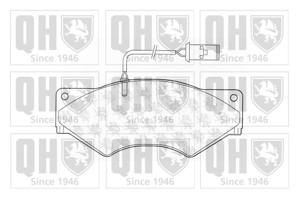 Brake Pad Set, disc brake (BP1239)