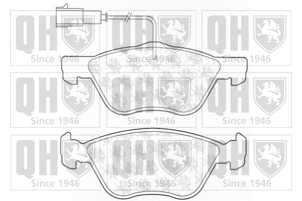 Brake Pad Set, disc brake (BP1337)