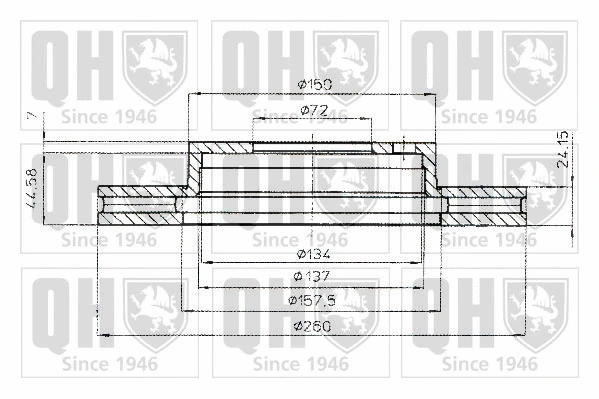 Brake Disc (BDC5156)