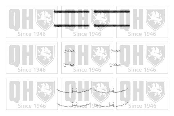 Accessory Kit, disc brake pad (BFK806)