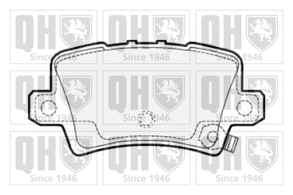 Brake Pad Set, disc brake (BP1536)