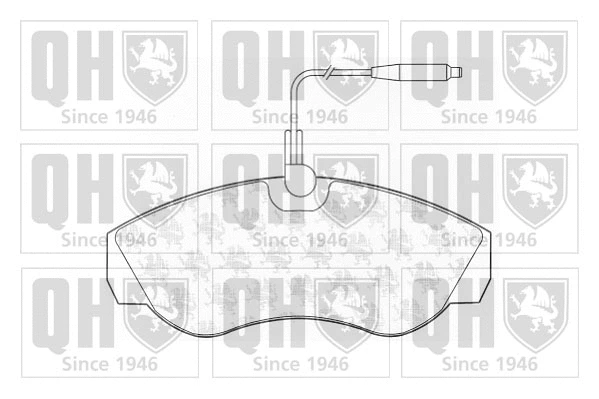 Brake Pad Set, disc brake (BP811)