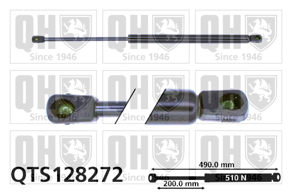 Gas Spring, boot/cargo area (QTS128272)