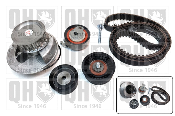 Water Pump & Timing Belt Kit (QBPK2261)