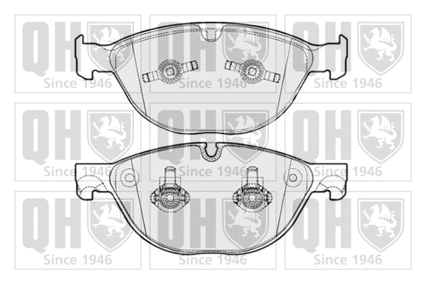 Brake Pad Set, disc brake (BP1780)
