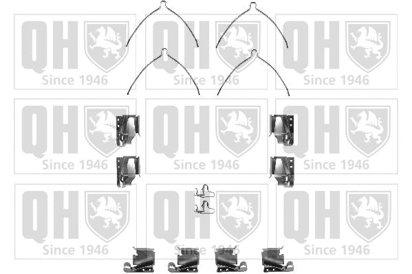 Accessory Kit, disc brake pad (BFK842)