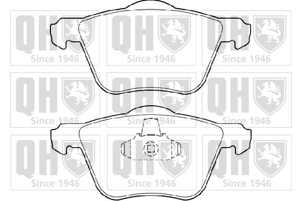 Brake Pad Set, disc brake (BP1396)