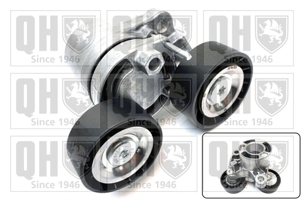 Tensioner Pulley, V-ribbed belt (QTA1647)