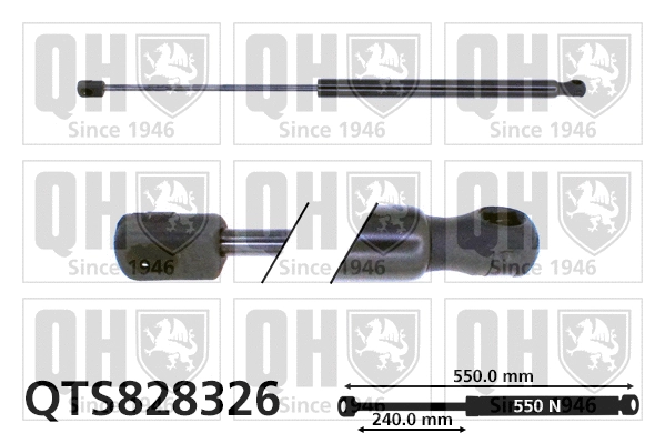 Gas Spring, boot/cargo area (QTS828326)