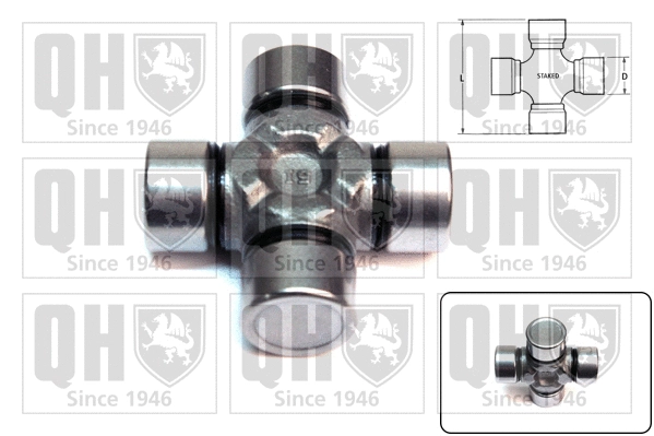 Universal Joint, differential pinion gear (QL501)