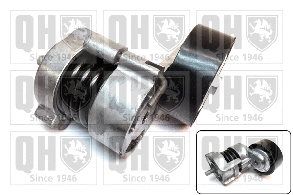 Tensioner Pulley, V-ribbed belt (QTA1430)